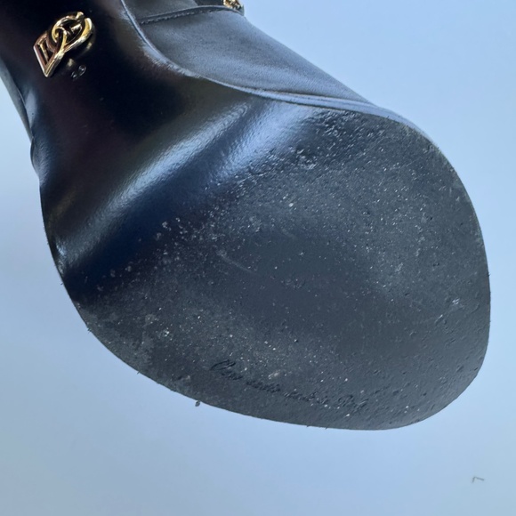 Dolce & Gabbana D&G Black Boots, Size 39 - Picture 7 of 9